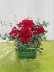 Deluxe Rose Cube from Kircher's Flowers in Defiance and Paulding, OH