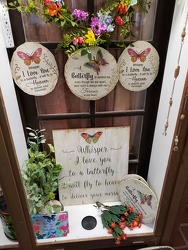 Butterfly Plaques  from Kircher's Flowers in Defiance and Paulding, OH