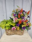 Garden Basket from Kircher's Flowers in Defiance and Paulding, OH