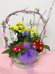 Spring Garden Basket from Kircher's Flowers in Defiance and Paulding, OH