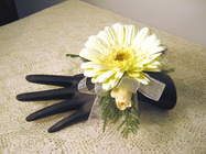 Icy Mint Gerbera Corsage