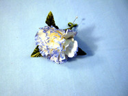 Light blue boutonniere