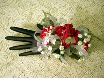 Mini carnations corsage