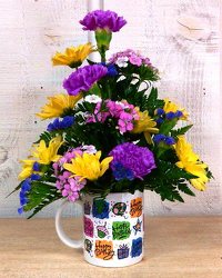 Happy Birthday Mug from Kircher's Flowers in Defiance and Paulding, OH