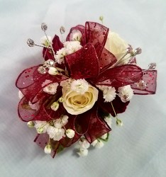 Wrist Corsage  from Kircher's Flowers in Defiance and Paulding, OH