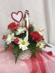 Basket of Love from Kircher's Flowers in Defiance and Paulding, OH