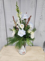 Blue Christmas from Kircher's Flowers in Defiance and Paulding, OH