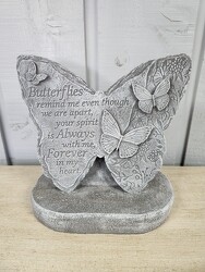 Butterfly Plaque from Kircher's Flowers in Defiance and Paulding, OH