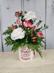 Candy Cane Wishes from Kircher's Flowers in Defiance and Paulding, OH