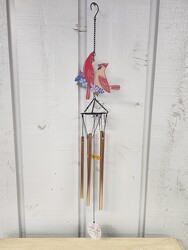Cardinal Wind Chime from Kircher's Flowers in Defiance and Paulding, OH