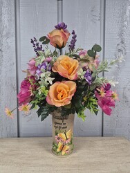 Cemetery Bouquet from Kircher's Flowers in Defiance and Paulding, OH