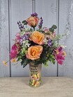 Cemetery Bouquet from Kircher's Flowers in Defiance and Paulding, OH