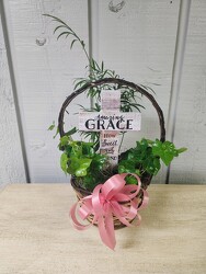 Cross Planter from Kircher's Flowers in Defiance and Paulding, OH