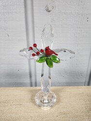 Cardinal Cross from Kircher's Flowers in Defiance and Paulding, OH