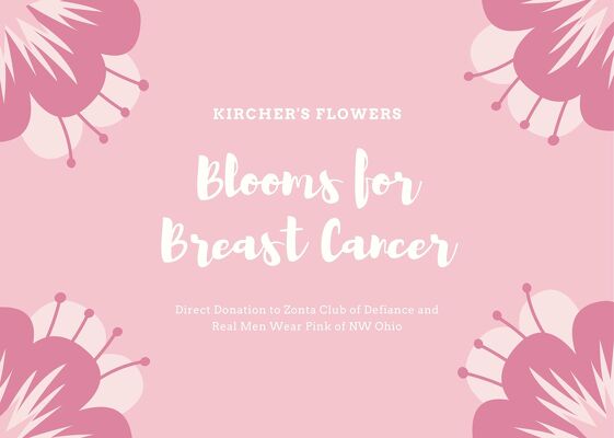 Blooms for Breast Cancer Donation