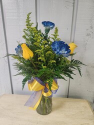 Go Blue! from Kircher's Flowers in Defiance and Paulding, OH