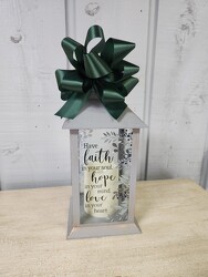 Have Faith Lantern from Kircher's Flowers in Defiance and Paulding, OH