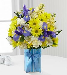 The FTD Little Miracle™ Bouquet - Boy from Kircher's Flowers in Defiance and Paulding, OH