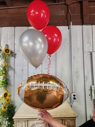 Ohio State Balloon Bouquet from Kircher's Flowers in Defiance and Paulding, OH