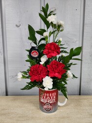 Ohio State Mug from Kircher's Flowers in Defiance and Paulding, OH