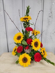 Radiant Sunflowers from Kircher's Flowers in Defiance and Paulding, OH