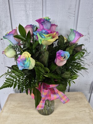 Rainbow Roses