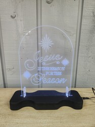 Reason for the Season Plaque from Kircher's Flowers in Defiance and Paulding, OH