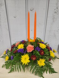Thanksgiving Centerpiece from Kircher's Flowers in Defiance and Paulding, OH