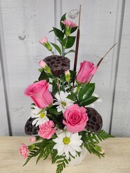 Pretty in Pink from Kircher's Flowers in Defiance and Paulding, OH