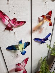 Crystal Hummingbirds from Kircher's Flowers in Defiance and Paulding, OH