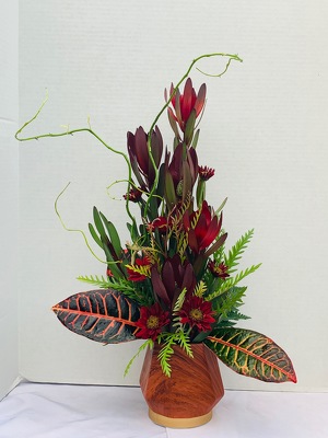 safari sunset flower bouquet